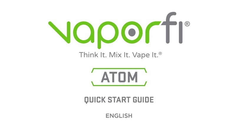 Vaporfi ATOM Quick start guides