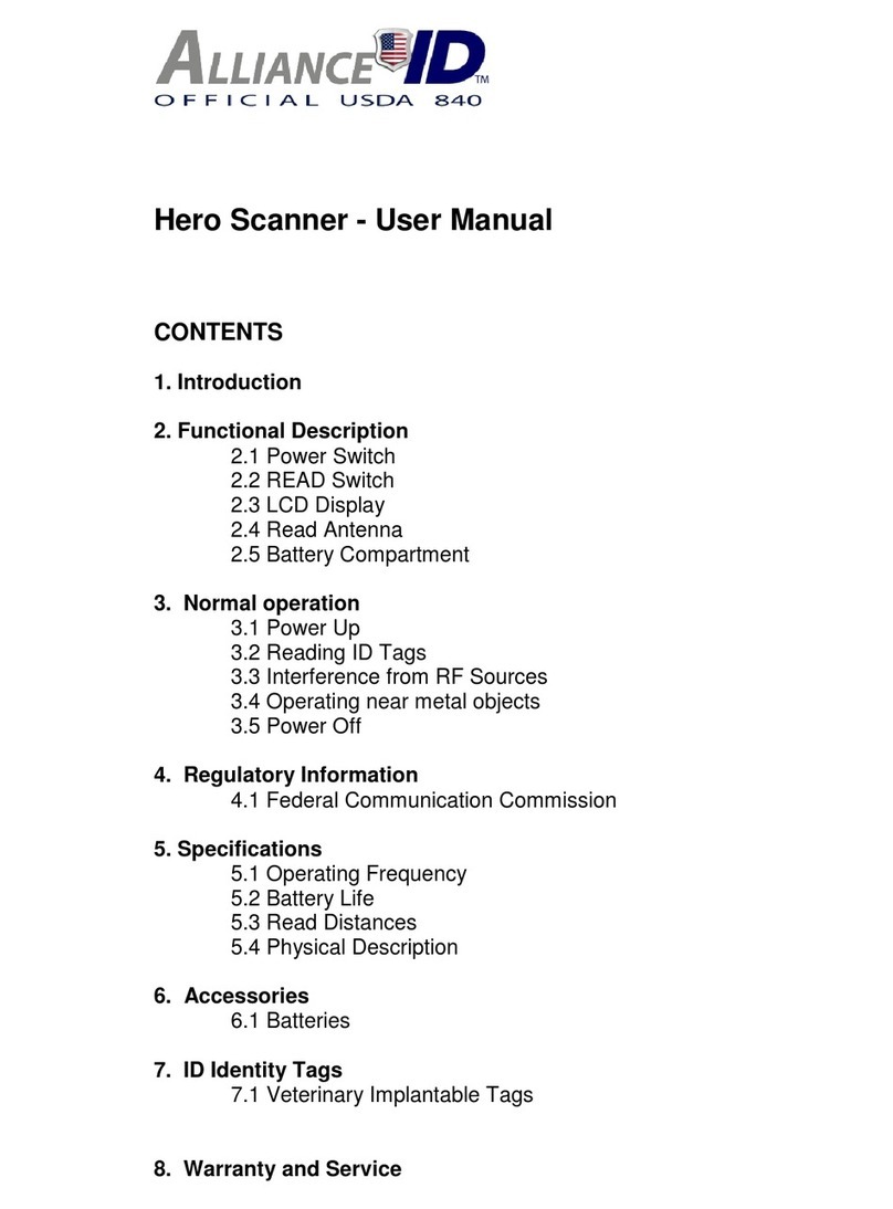 Alliance ID Hero User manual