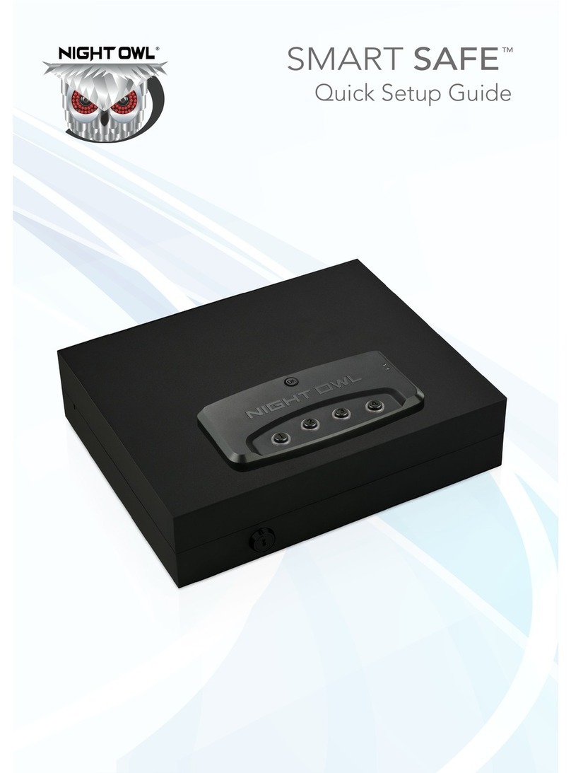 Night Owl Smart Safe NCS-03WFB Quick setup guide