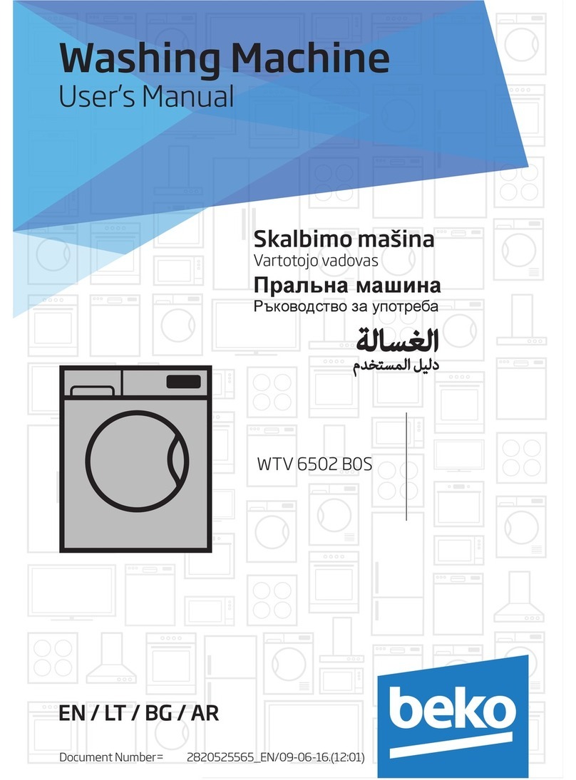 Beko WTV 6502 B0S user manual