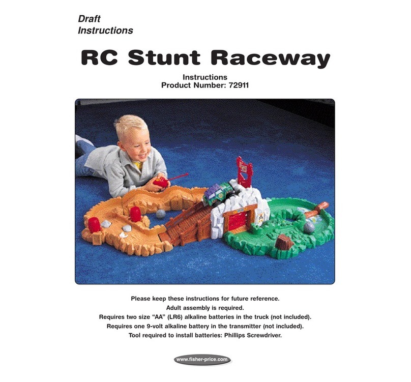 Fisher-Price RC Stunt Raceway 72911 instructions