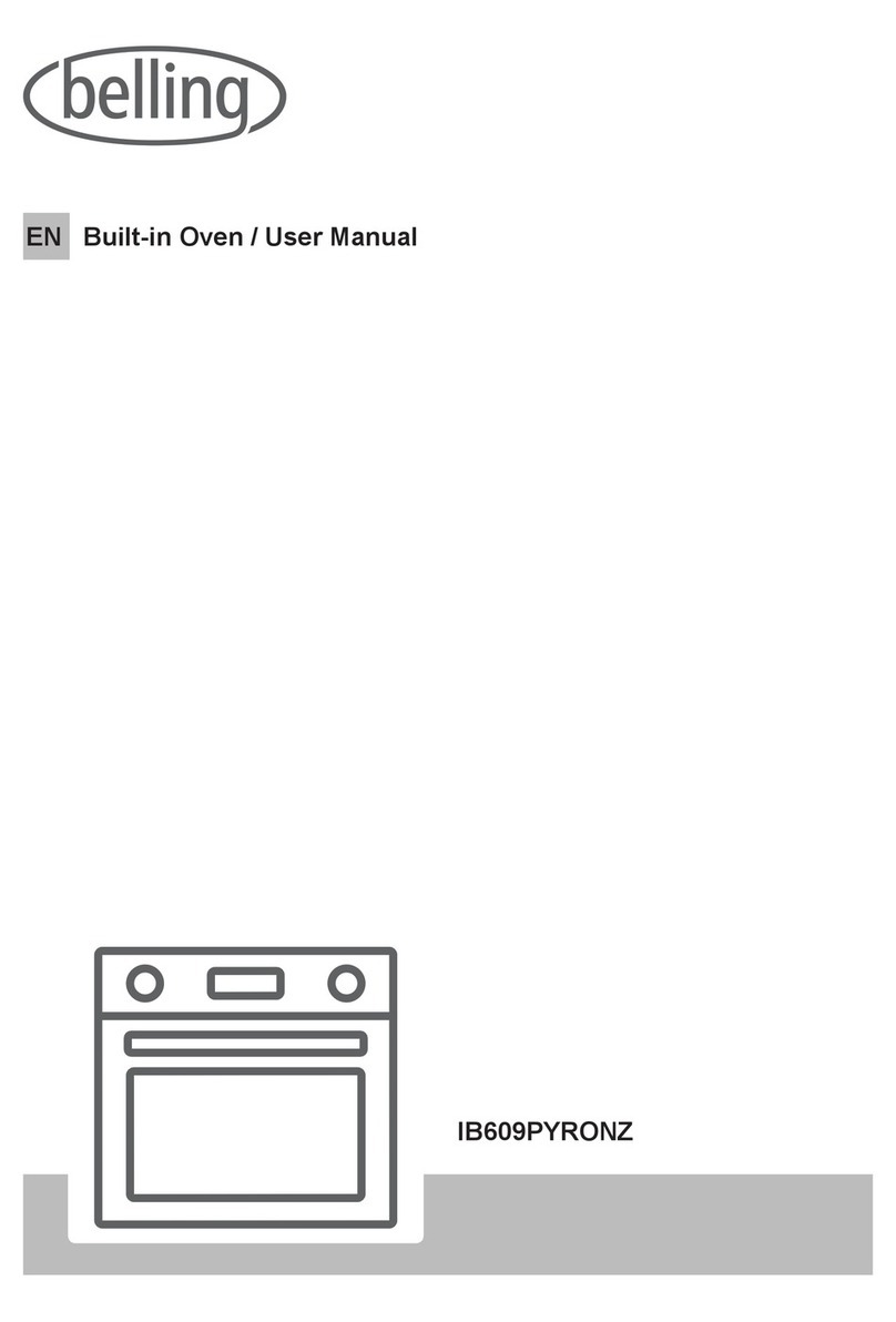 Belling IB609PYRONZ user manual