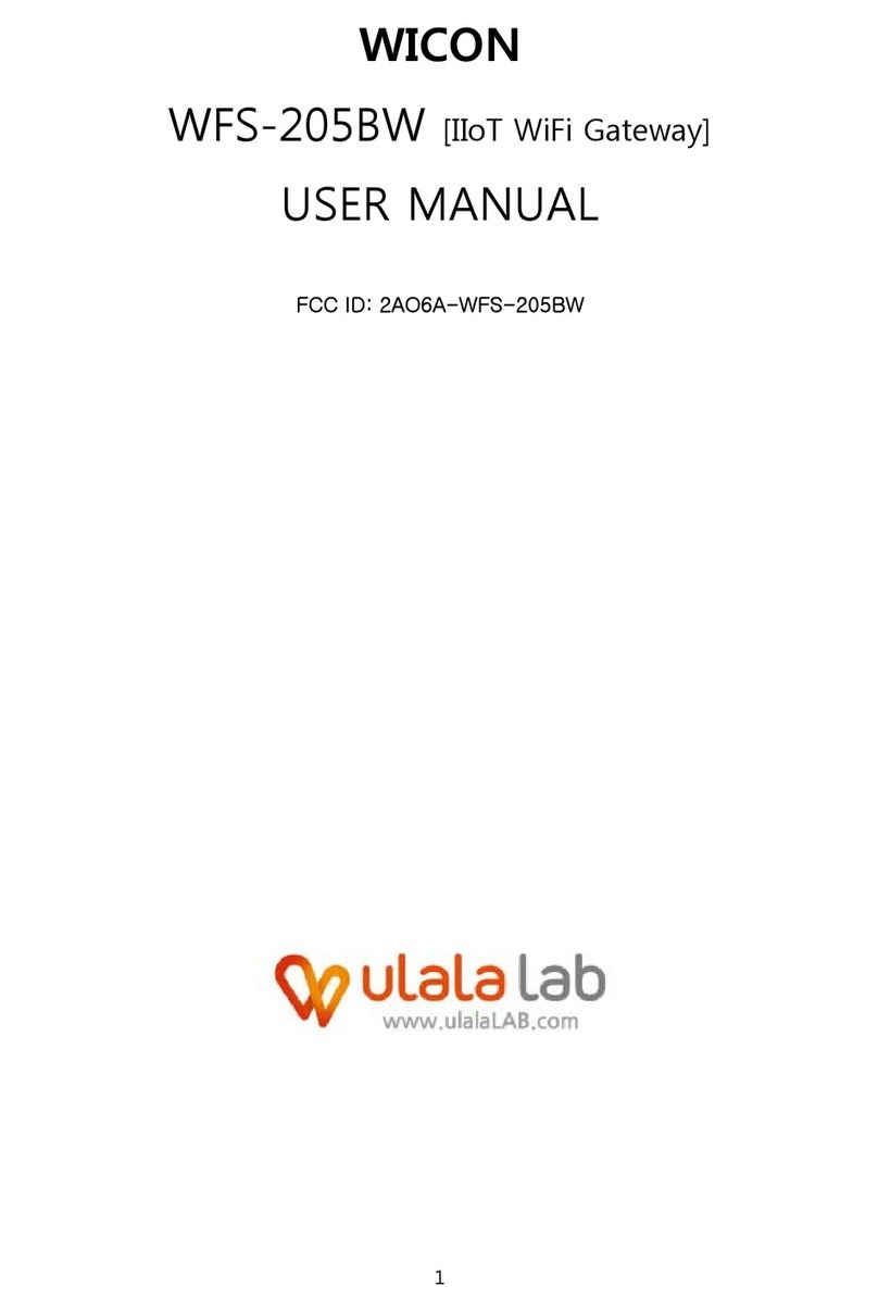 UlalaLAB WFS-205BW User manual