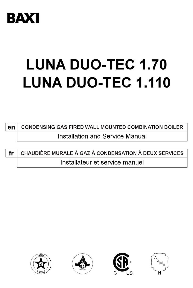 Baxi LUNA DUO-TEC 1.70 user manual