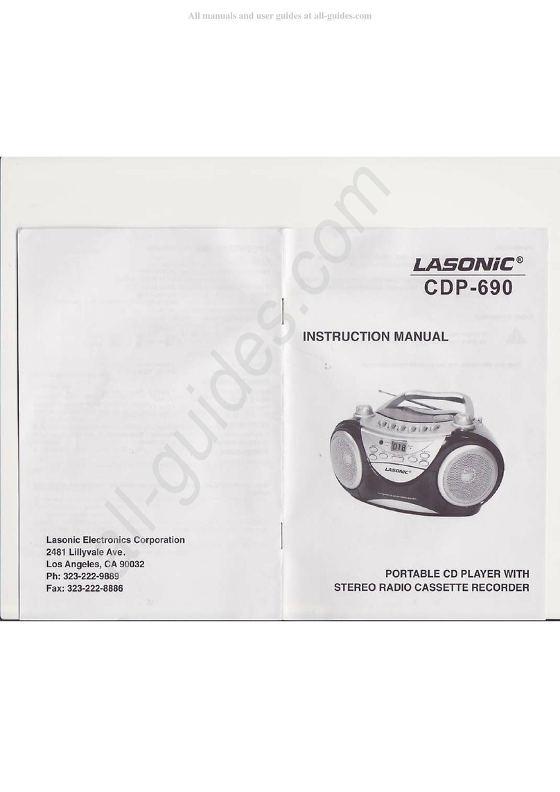 Lasonic CDP-690 instruction manual
