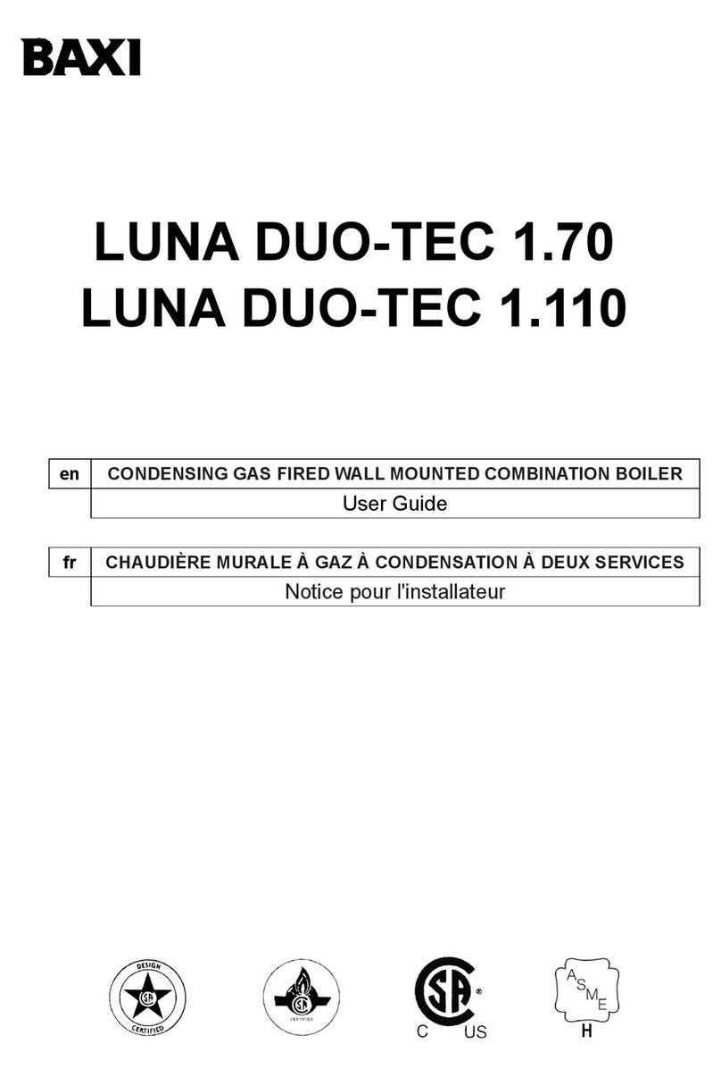 Baxi LUNA DUO-TEC 1.70 user guide