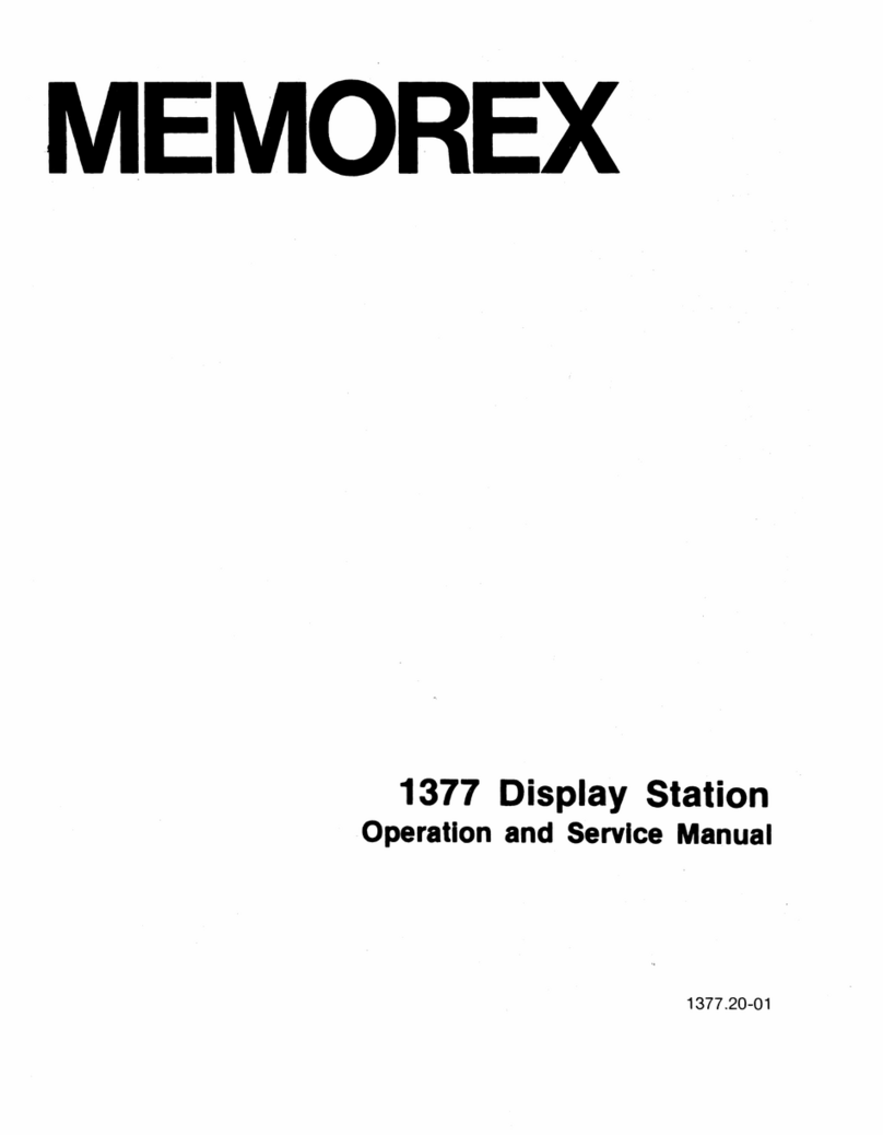 Memorex 1377 Operation and service manual