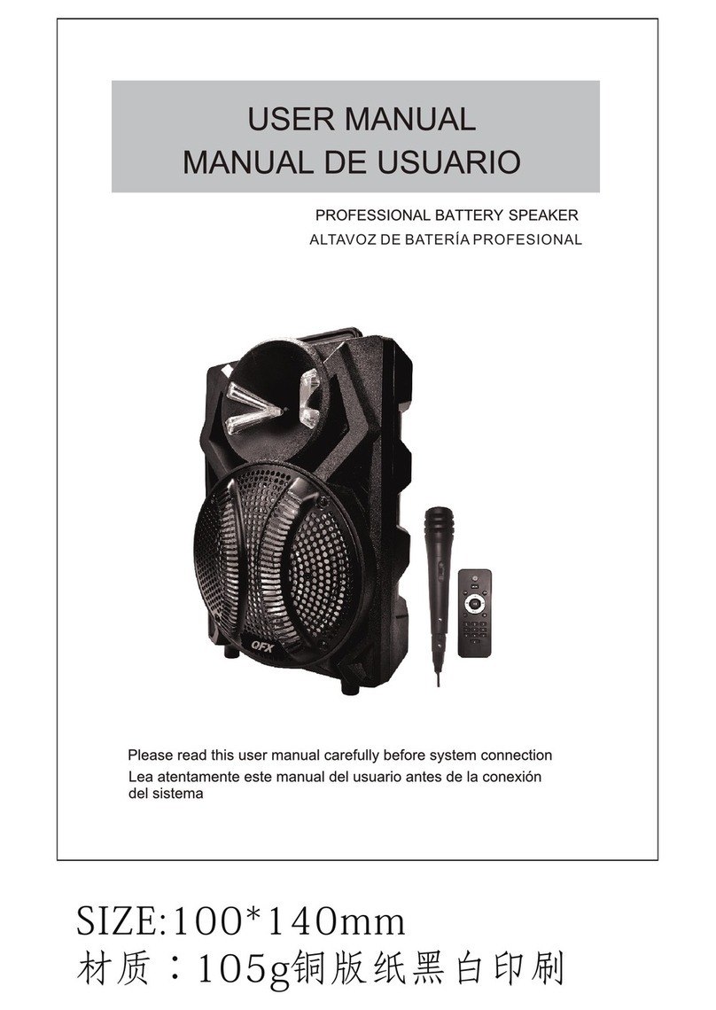 Fisher FBX860 user manual
