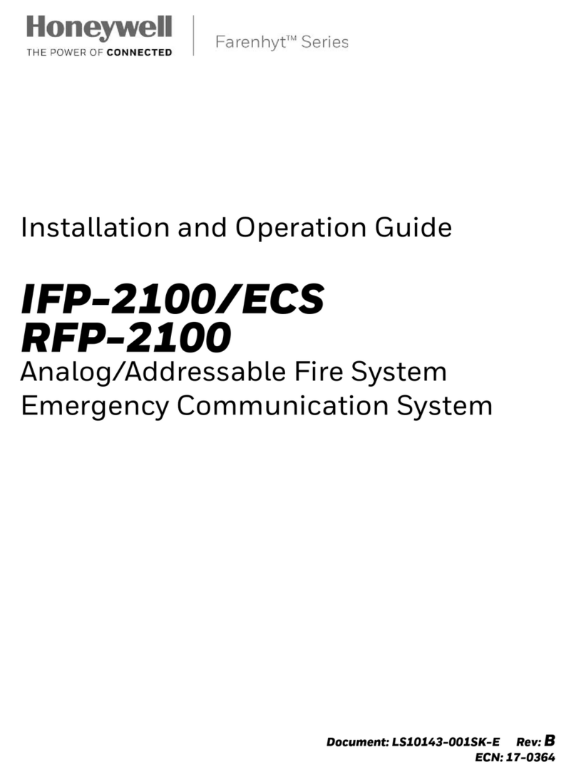 Honeywell IFP-2100 Installation and operation