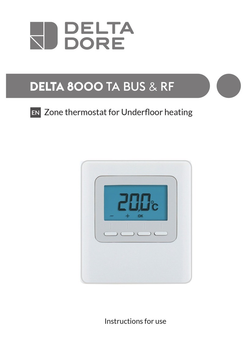 DELTA DORE DELTA 8000 TA BUS Instructions for use