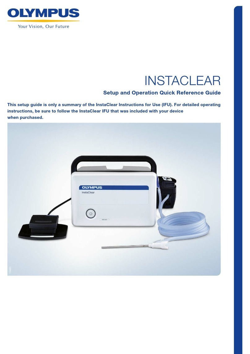 Olympus InstaClear Quick reference guide