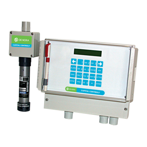 De Nora Capital Controls CHLORALERT 17CA3000 Series User manual