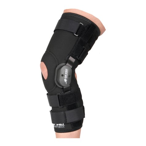 Top shelf Orthopedics Hinge Knee Plus Half Wrap User manual