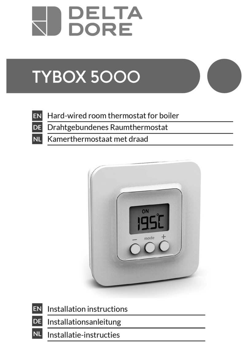 DELTA DORE PACK TYBOX 5000 User manual