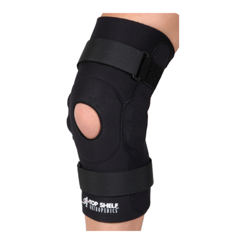 Top shelf Orthopedics Economy Hinge Knee User manual