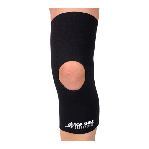 Top shelf Orthopedics Knee Sleeve Instructions for use Top shelf Orthopedics Knee Sleeve Instructions for use