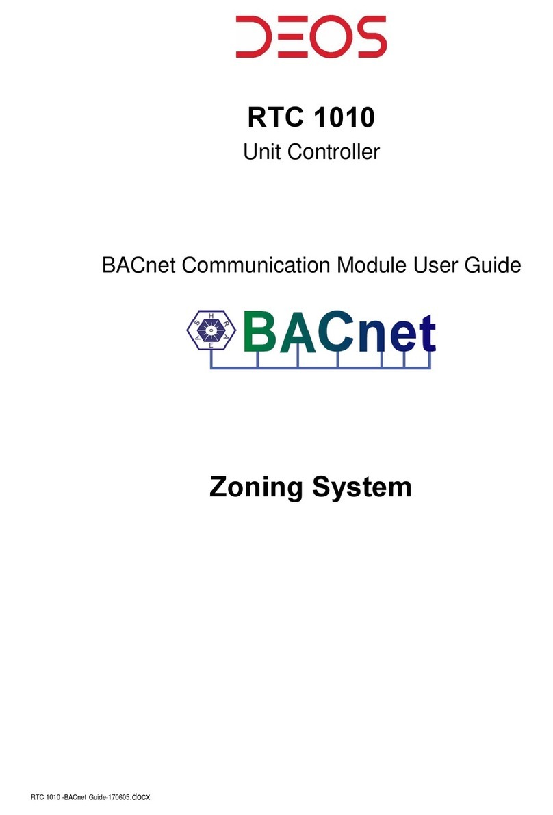 DEOS RTC 1010 User manual