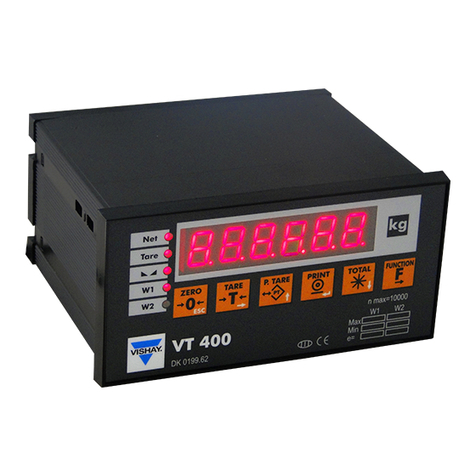 Vishay VT400 User manual