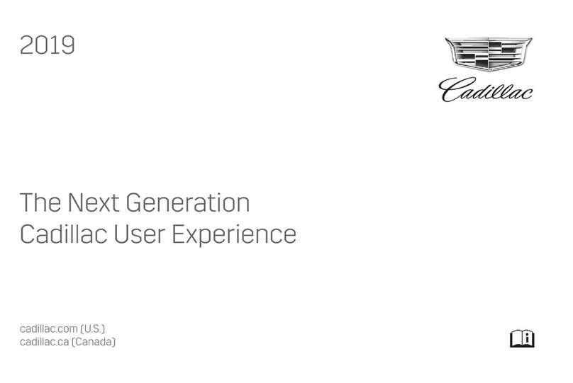 GMC CADILLAC USER EXPERIENCE System guide