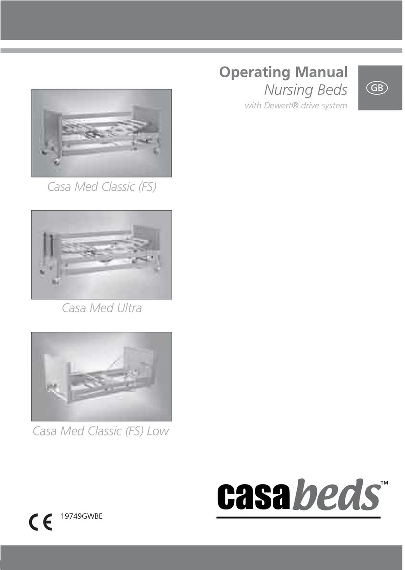 Casabeds Casa Med Classic operating instructions