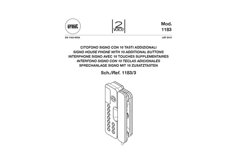 urmet domus 1183 manual