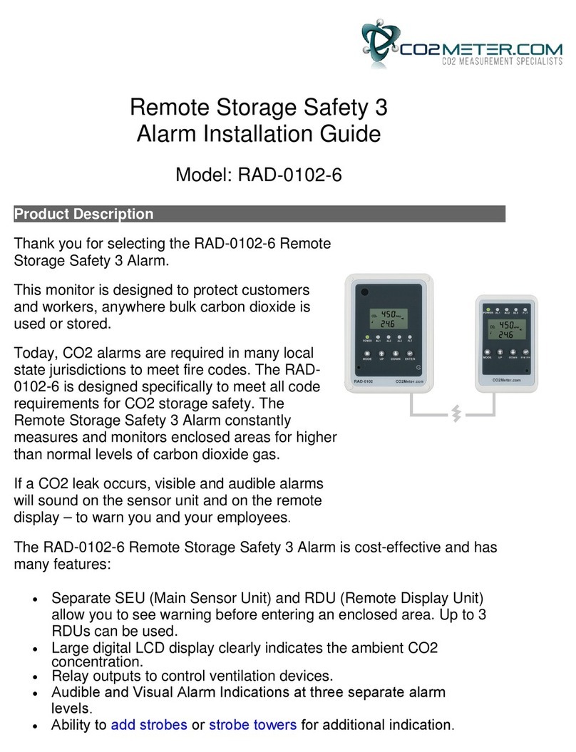 Co2meter RAD-0102-6 installation guide