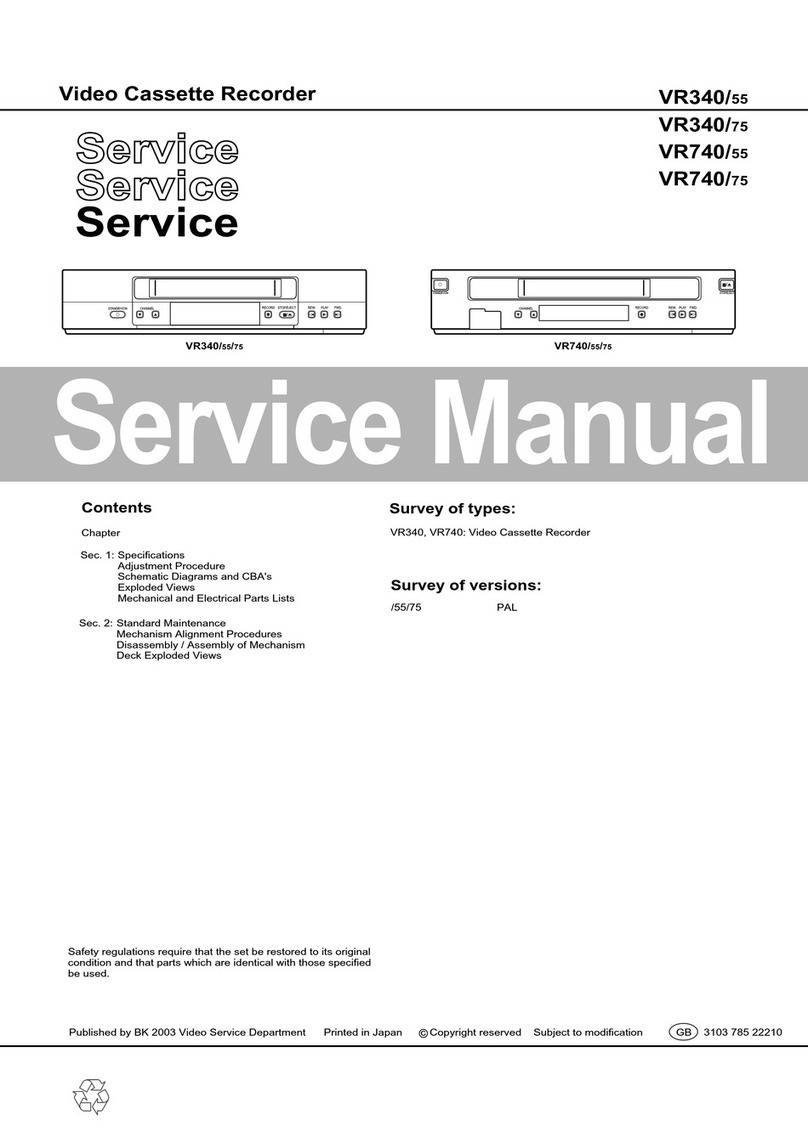 Philips VR340/55 User manual Philips VR340/55 User manual