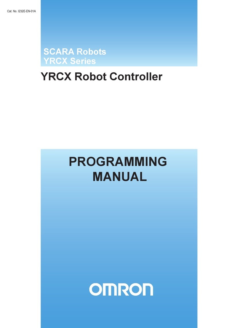 Omron SCARA YRCX Series Owner's manual