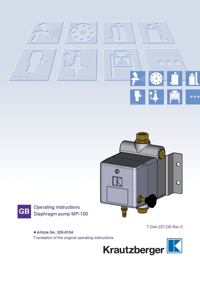 Krautzberger MP-100 operating instructions