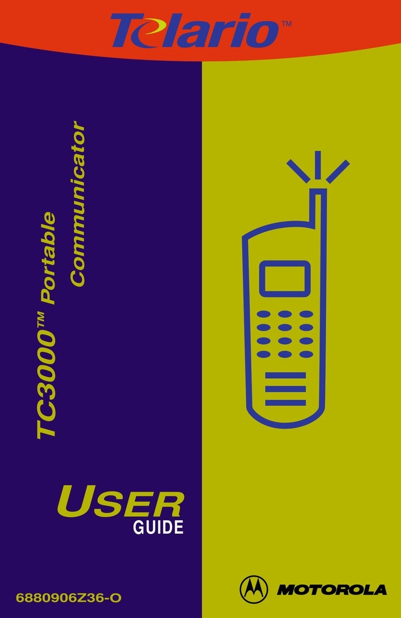Motorola Telario TC3000 User manual