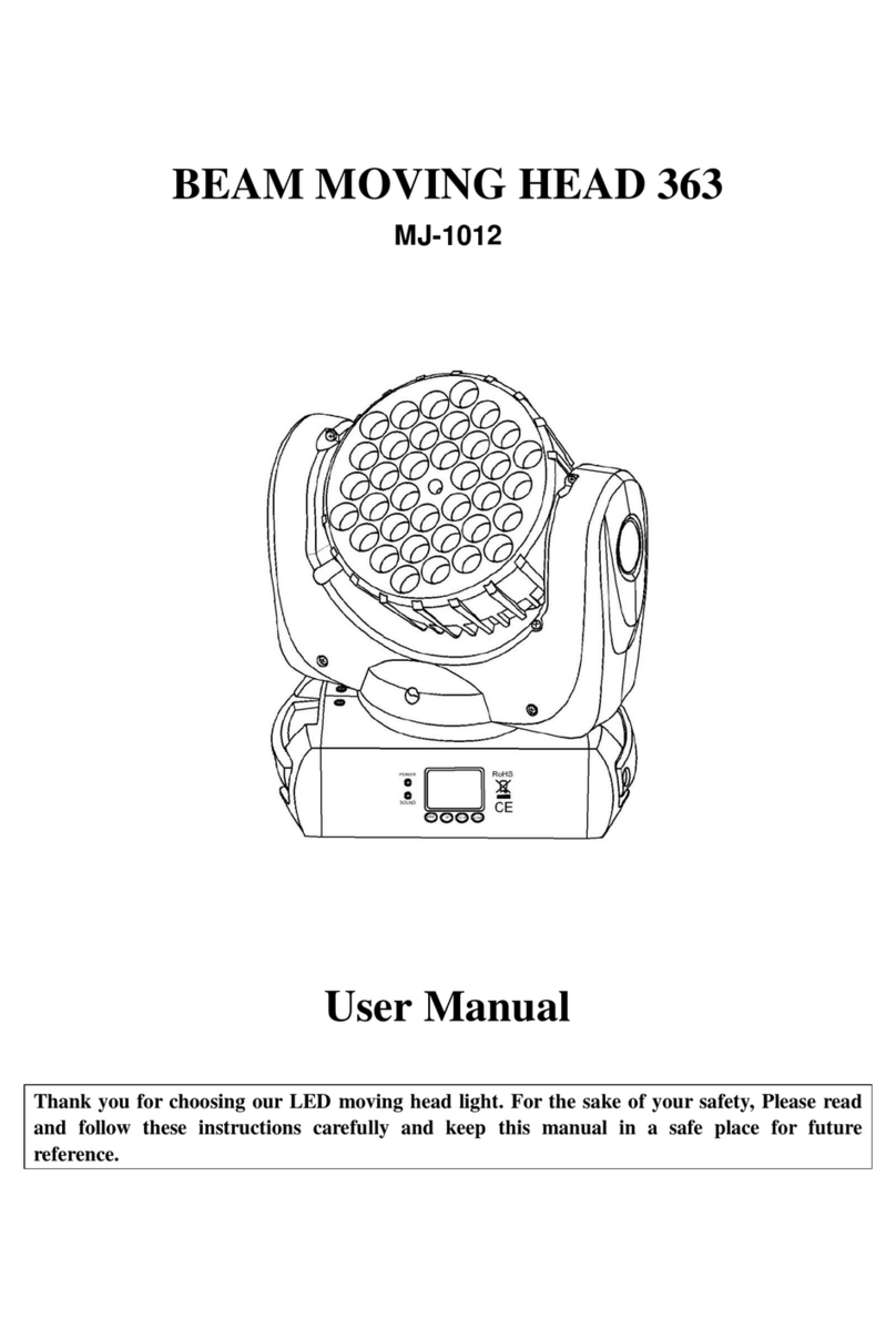 MJ LED LIGHTNING MJ-1012 user manual MJ LED LIGHTNING MJ-1012 user manual