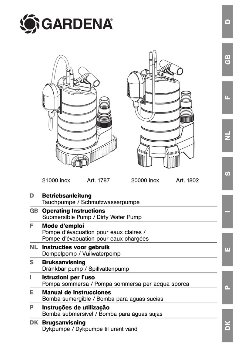 Gardena 21000 inox User manual