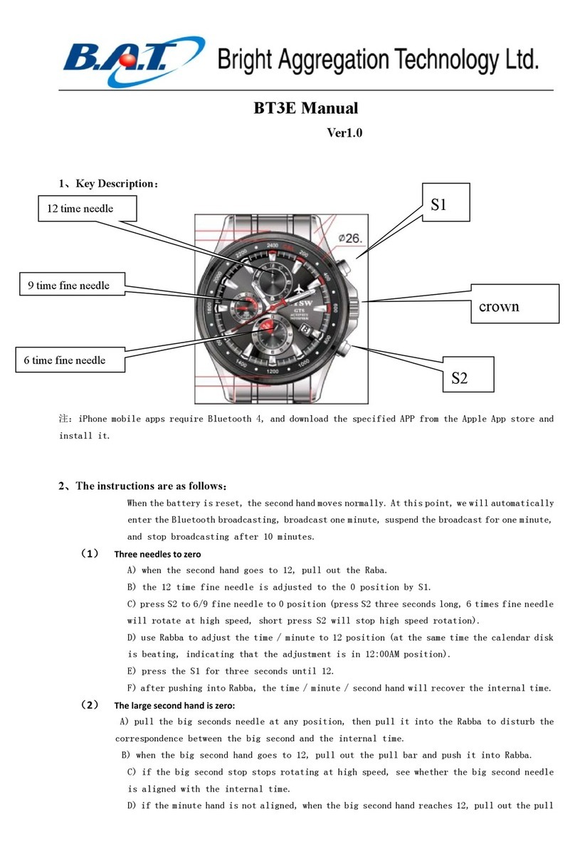 BAT BT3E manual