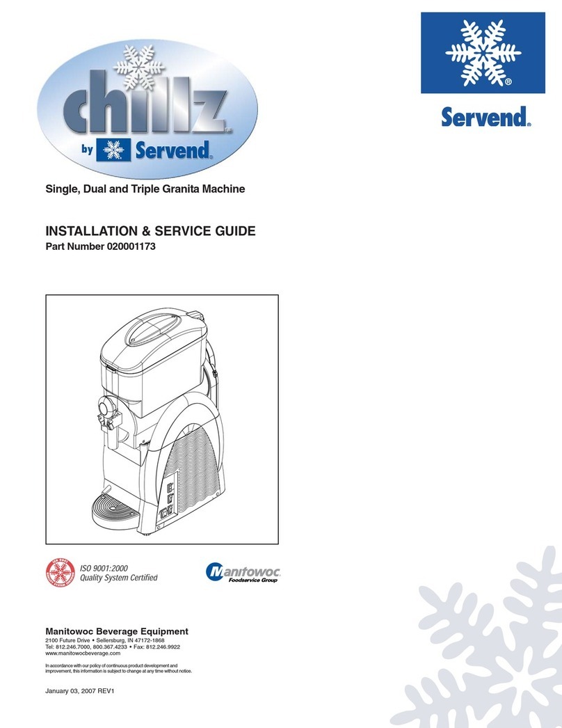 Servend Chillz Granitore 1 Service guide