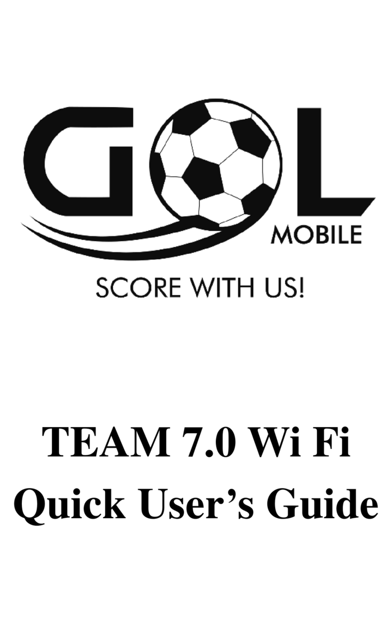 Gol Mobile TEAM 7.0 Wi Fi Instruction manual