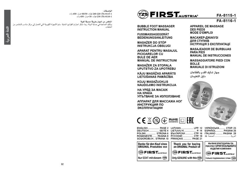 FIRST AUSTRIA FA-8116-1 instruction manual