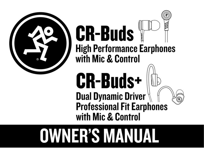 Mackie CR-Buds Series User manual