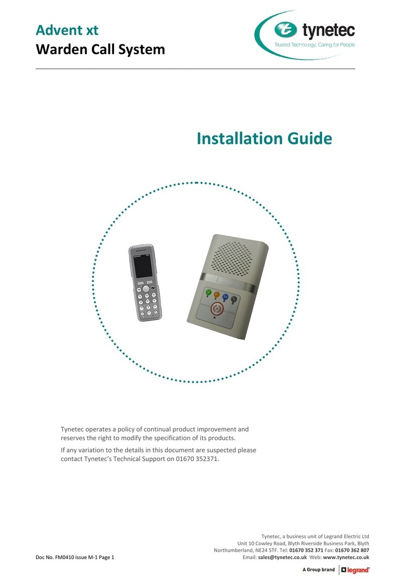 Tynetec Advent xt installation guide