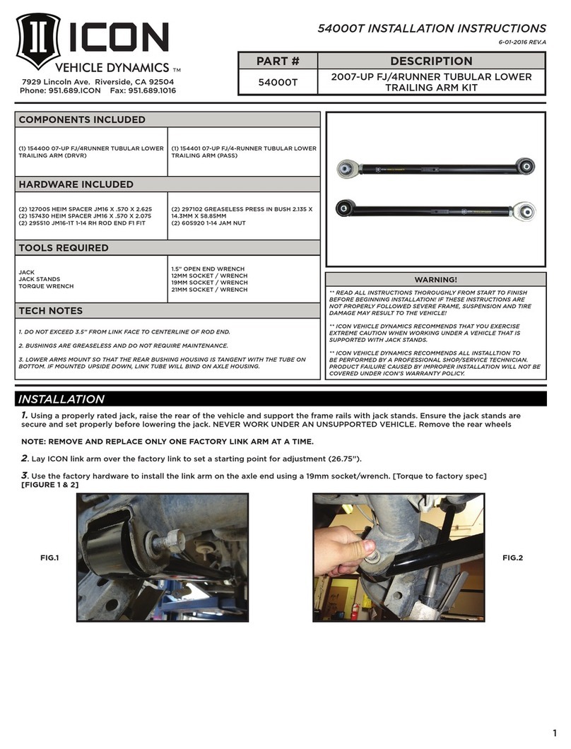 ICON 54000T User manual