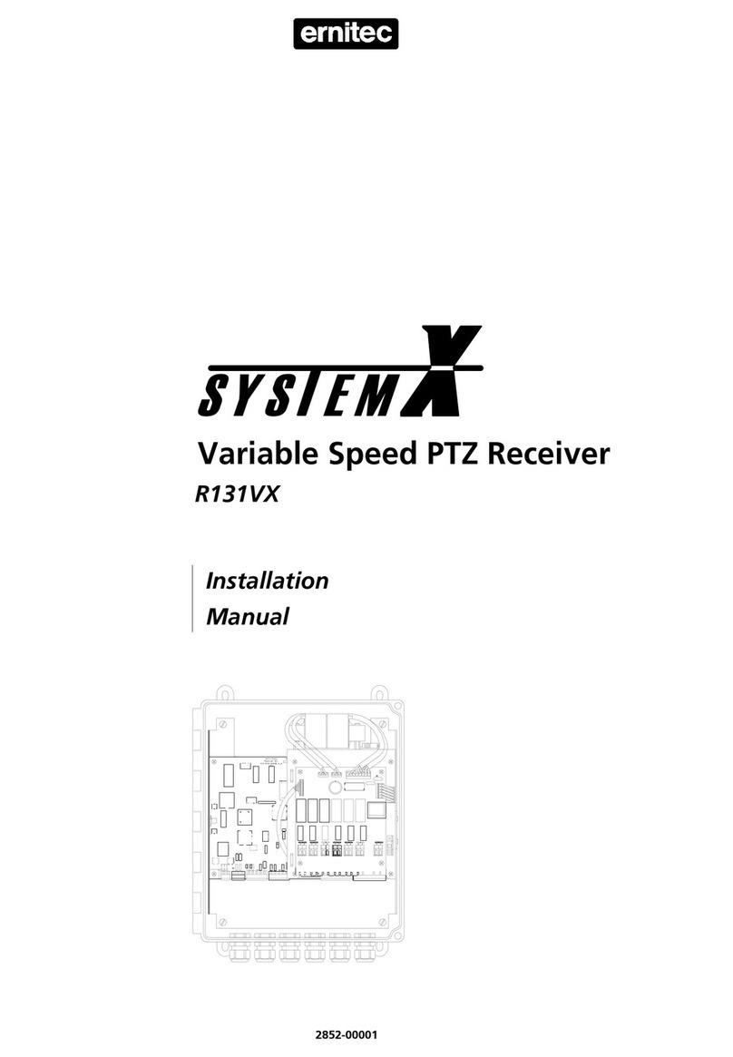 ERNITEC System-X R131VX installation manual