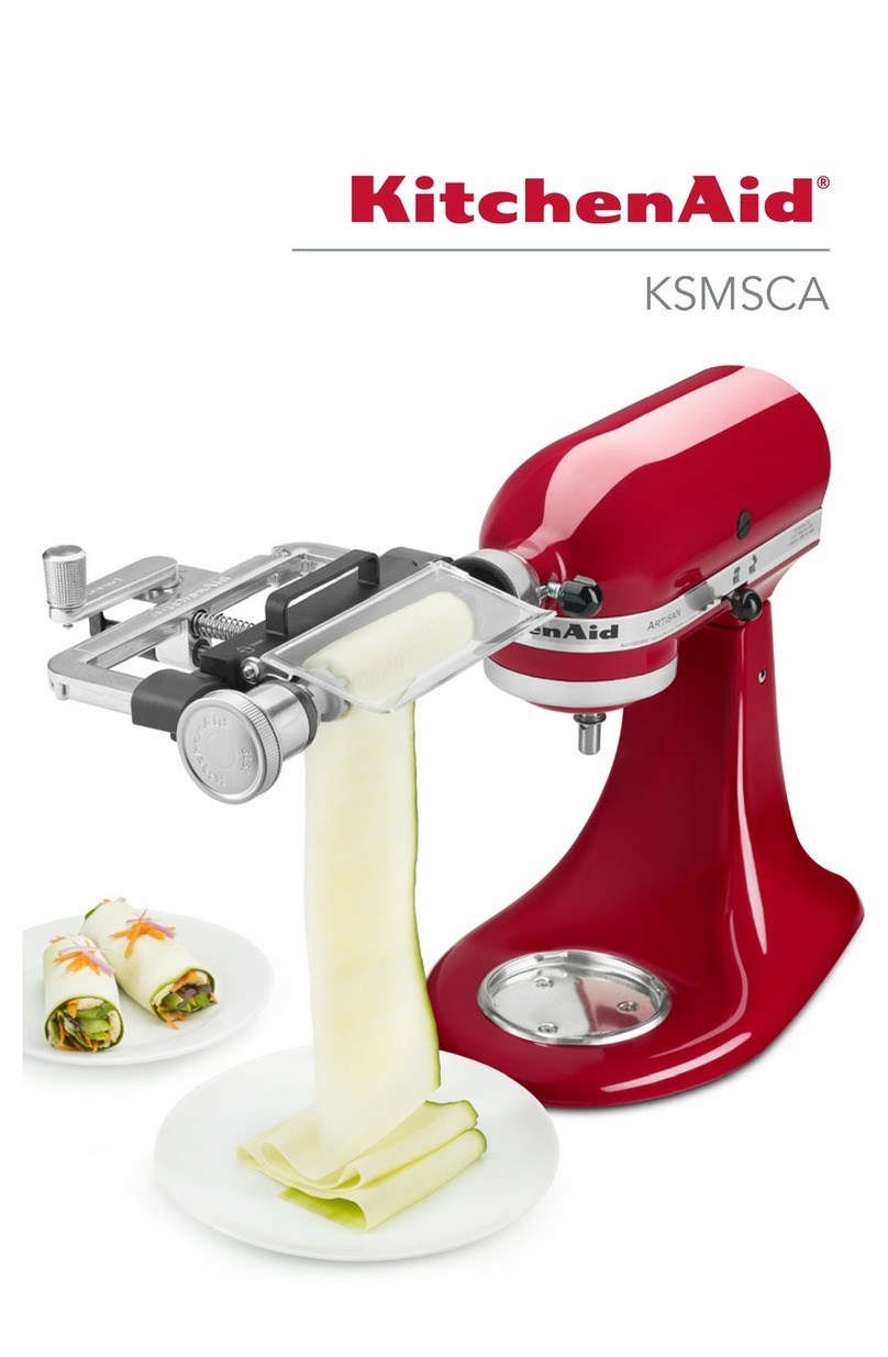 KitchenAid KSMSCA User manual