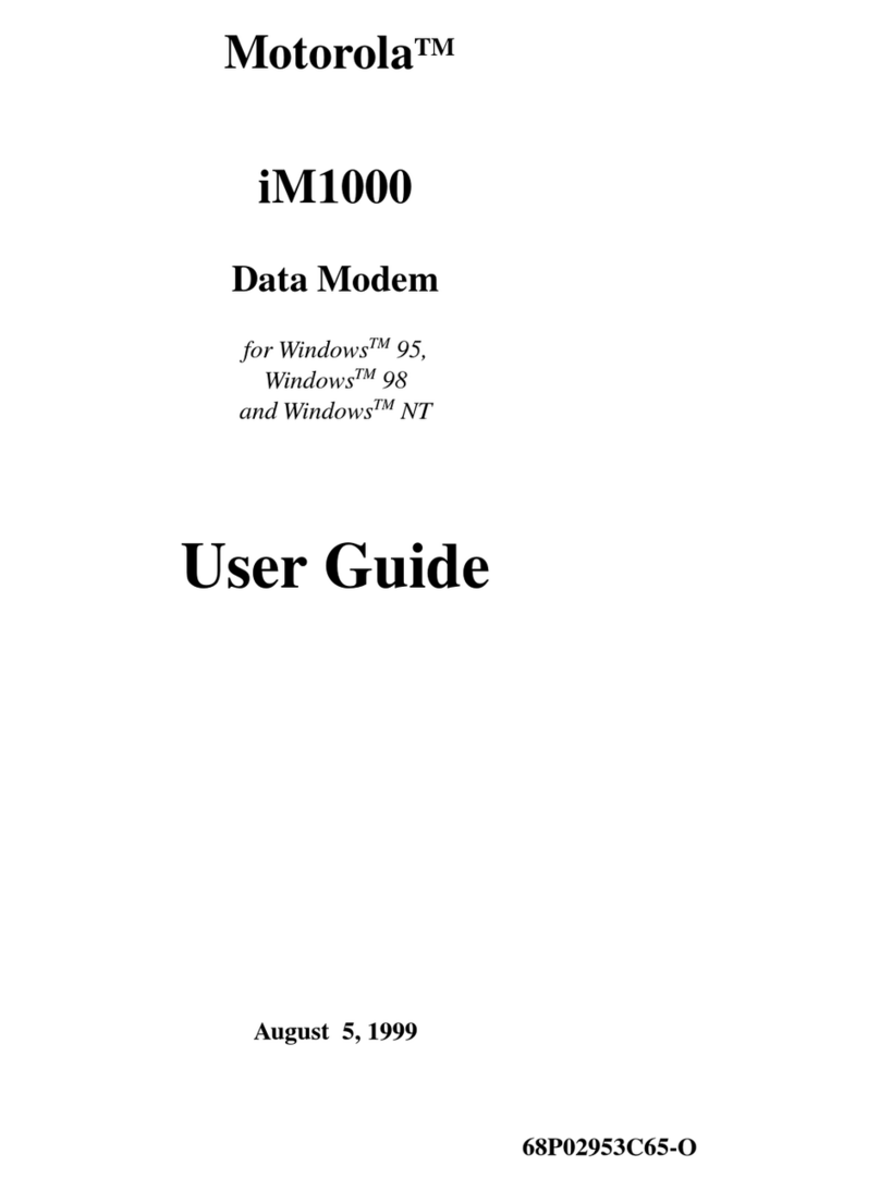Motorola iM1000 User manual