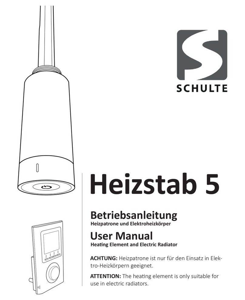 Schulte Heizstab 5 user manual