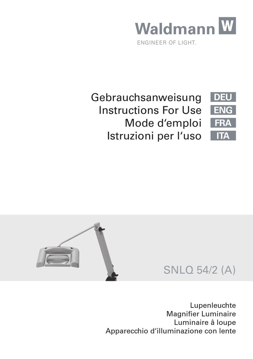Waldmann SNLQ 54/2 User manual