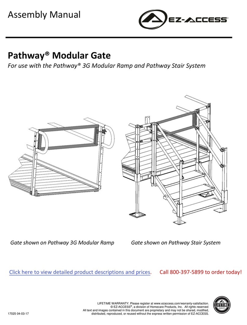 EZ-ACCESS Pathway Modular Gate Assembly manual