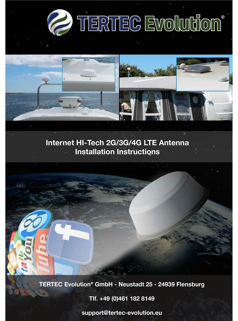 TERTEC Evolution LTE Antenna installation instructions