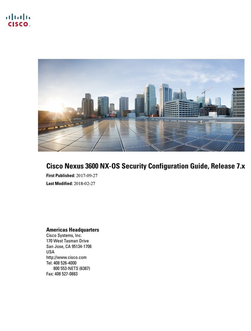 Cisco Nexus 3600 NX-OS Security configuration guide