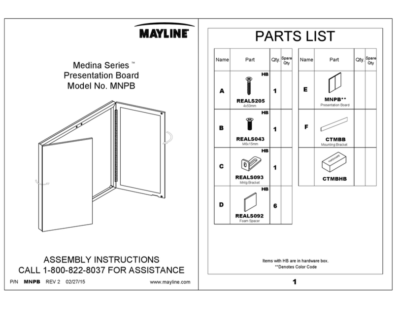 Mayline Medina Series Assembly instructions