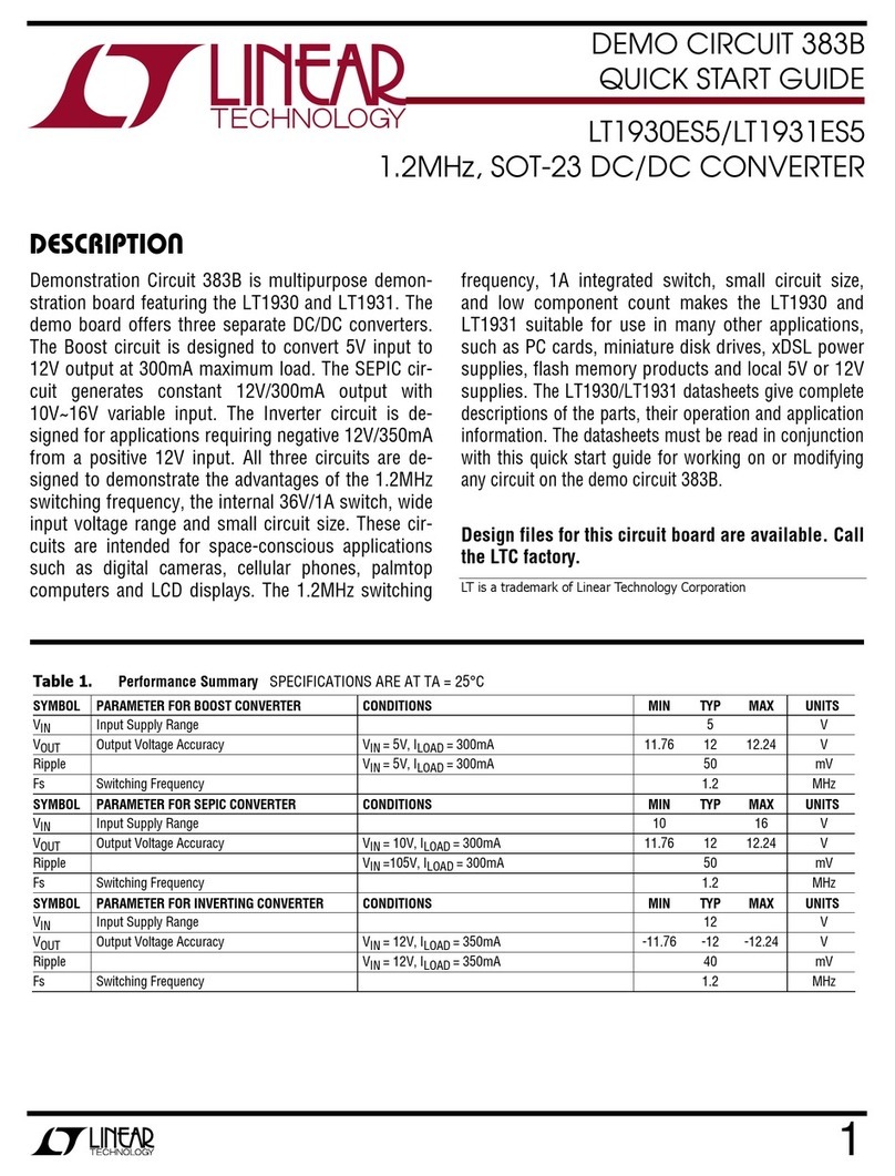 Linear Technology LT1930ES5 User manual