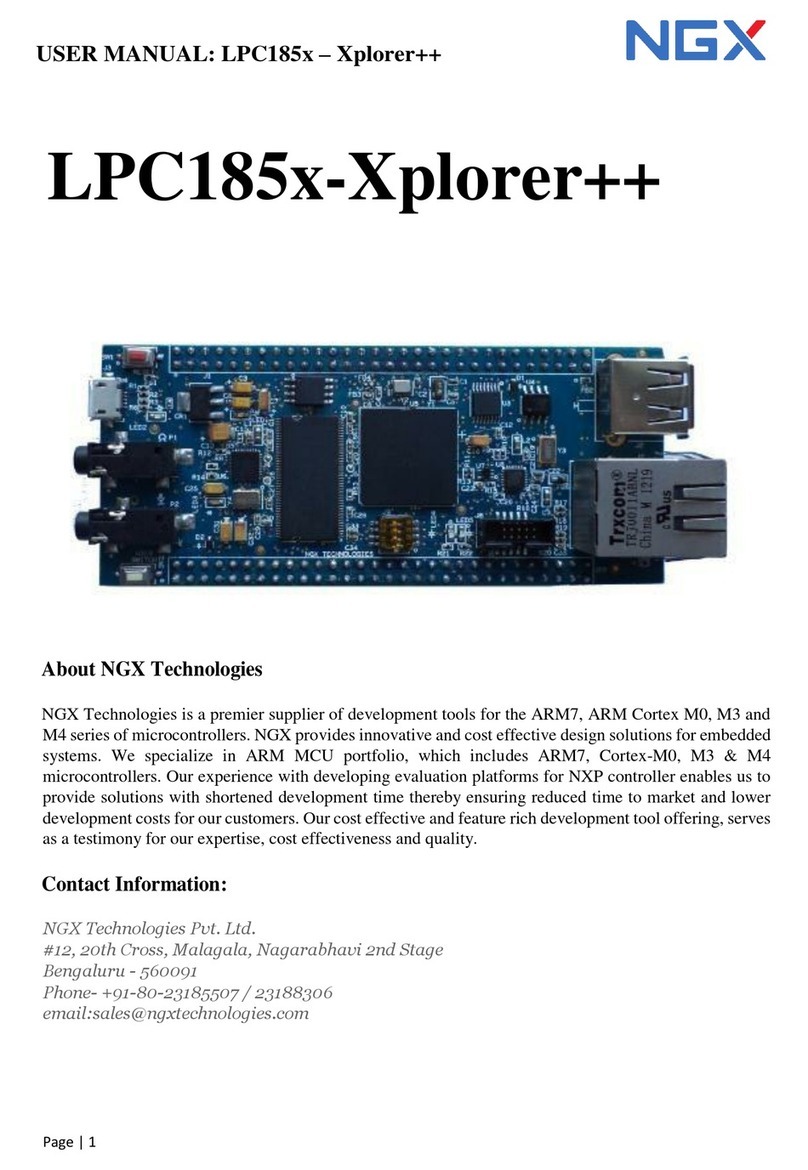 NGX Technologies LPC185X-Xplorer++ User manual NGX Technologies LPC185X-Xplorer++ User manual